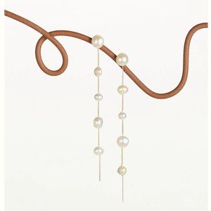 Cult Gaia Atum Drop Earrings - Freshwater Pearl